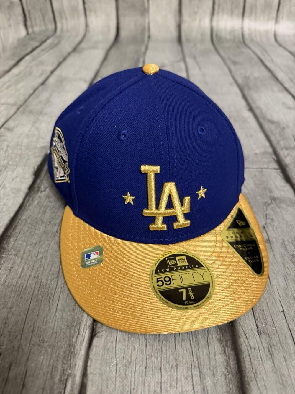 New Era Los Angeles Dodgers 2026 Gold Collection 59FIFTY Fitted Hat Sz 7 5/8